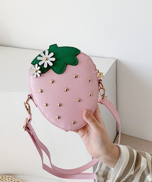 ♡いちご♡　ふわコロショルダー　オーダー品 VIBGYOR ショルダー ショルダーバッグ lulunoix/いちごショルダー