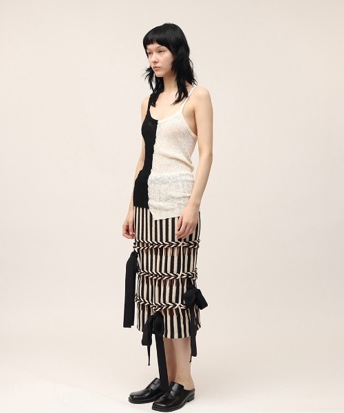 leinwande ラインヴァンド コンビネーションキャミ leinwande（ラインヴァンド） キャミソール 「leinwande」Blocking