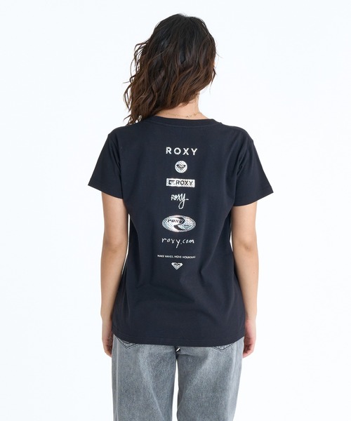 ROXY（ロキシー） tシャツ HISTORICAL LOGO LINE /ロキシーバック
