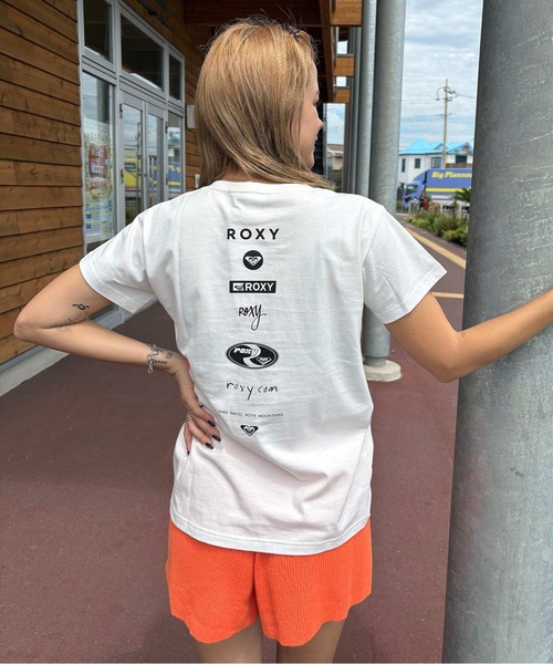 ROXY（ロキシー） tシャツ HISTORICAL LOGO LINE /ロキシーバック