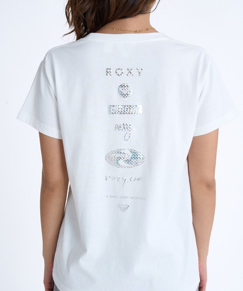 ROXY（ロキシー） tシャツ 半袖 HISTORICAL LOGO LINE /ロキシーバック