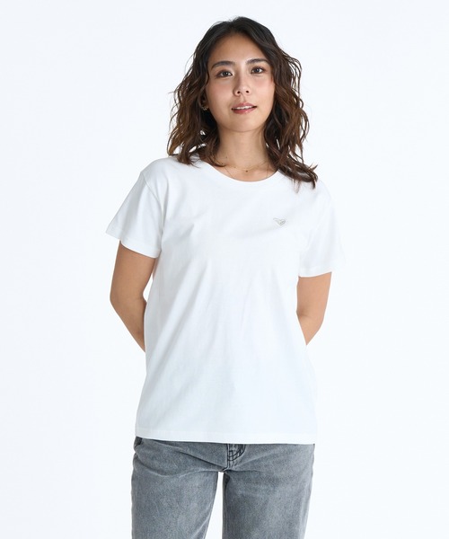 売れ筋商品|||ロキシー Tシャツ レディース トップス ICONIC DAYS - Top - grapemist ROXY ロキシー VINTAGE FLOWER LOGO RST232033 レディース 半袖