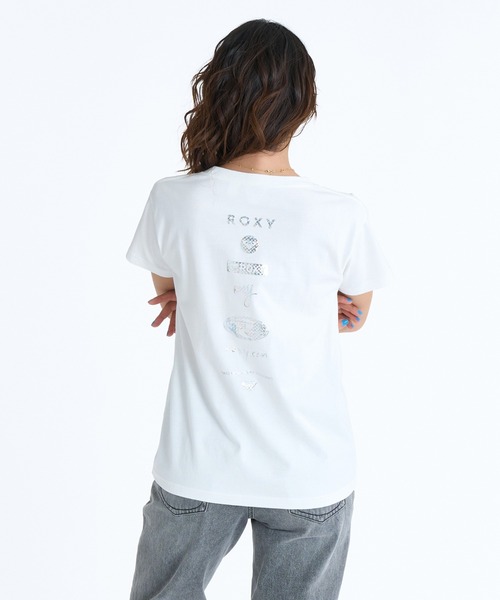 ROXY tシャツ HISTORICAL LOGO LINE /ロキシーバックプリント