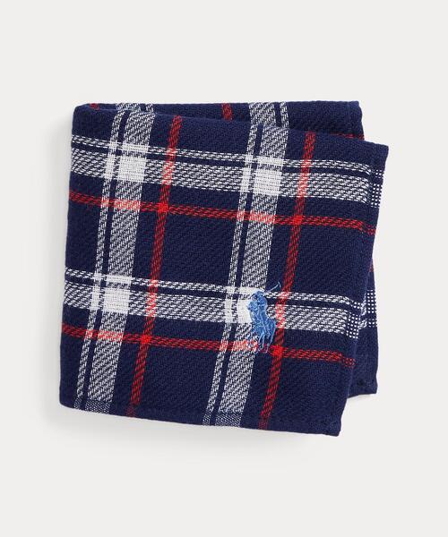 POLO RALPH LAUREN ハンカチ チェック コットン テリー
