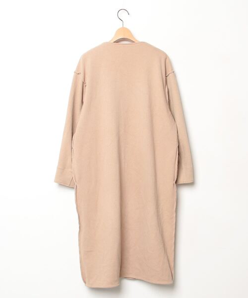 銀座和光　Matilde ノーカラーニットコート　ベージュ系 銀座和光 Matilde ノーカラーニットコート ベージュ系 銀座和光