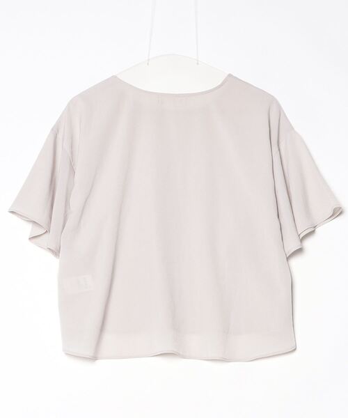「DISCOAT」 半袖ブラウス M ベージュ レディース_画像2