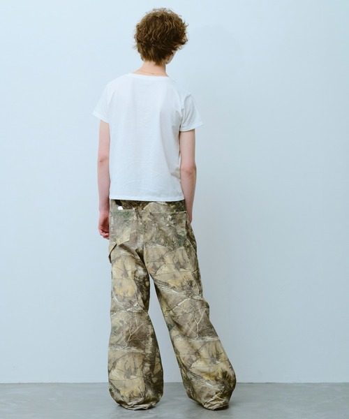Camphor wood ワイドバギーリアルツリーペインターパンツ wide baggy real tree painter trousers / ワイドバギーリアル