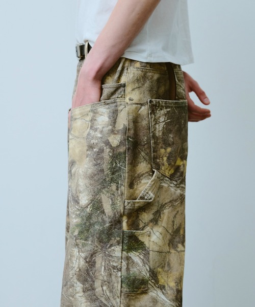 Camphor wood ワイドバギーリアルツリーペインターパンツ Camphor wood パンツ wide baggy real tree painter trousers