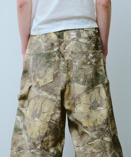 Camphor wood ワイドバギーリアルツリーペインターパンツ wide baggy real tree painter trousers / ワイドバギーリアル