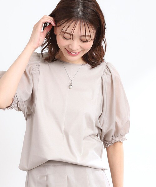 Reflect ブラウス シャツ 「マシンウォッシュ可」シアー