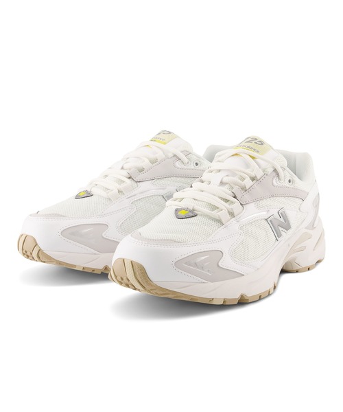 [New Balance] low cut спортивные туфли 24.5cm "теплый" белый мужской 