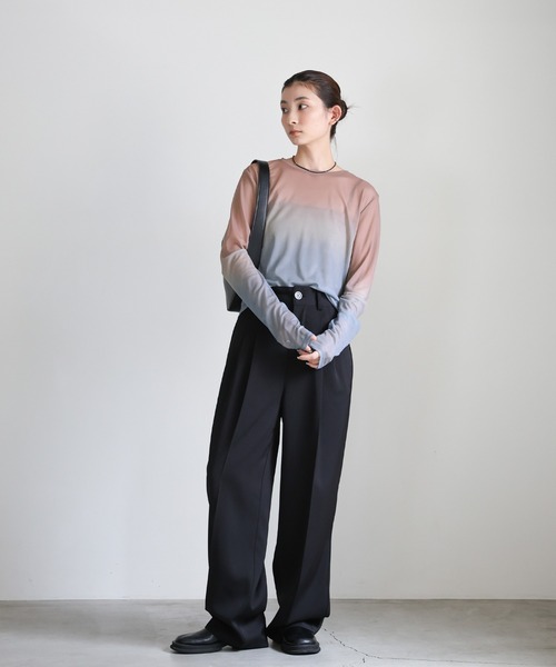 select MOCA（セレクトモカ） tシャツ グラデーションパワーメッシュ