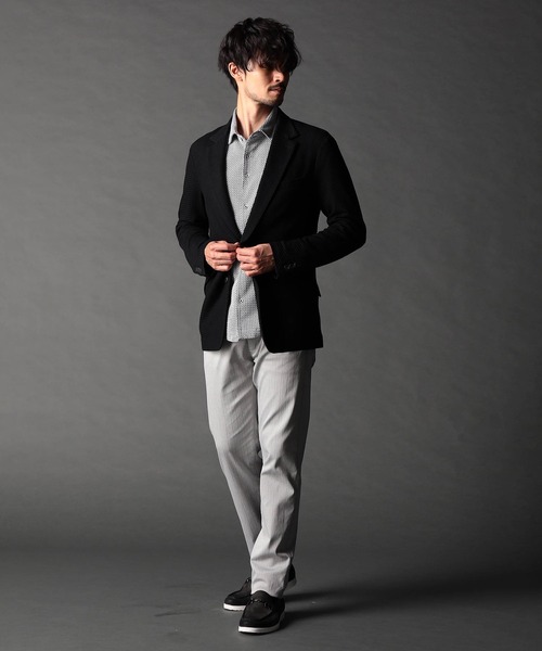 ニコルクラブフォーメン（NICOLE CLUB FOR MEN）/アラカルトシアードビージャージジャケット NICOLE CLUB FOR MEN（ニコルクラブフォーメン） コート ジャケット