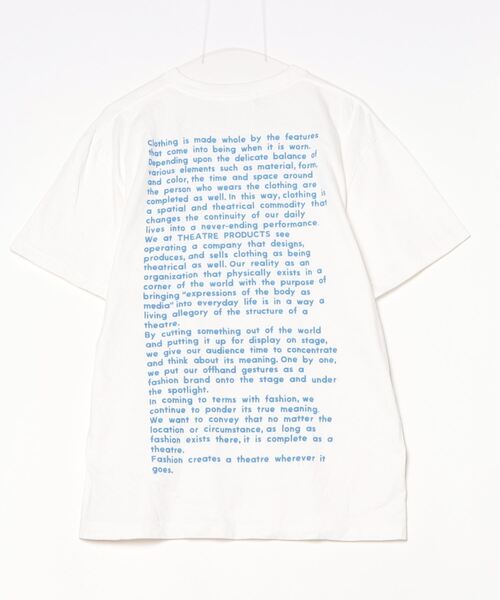 「THEATRE PRODUCTS」 半袖Tシャツ FREE ホワイト レディース_画像2
