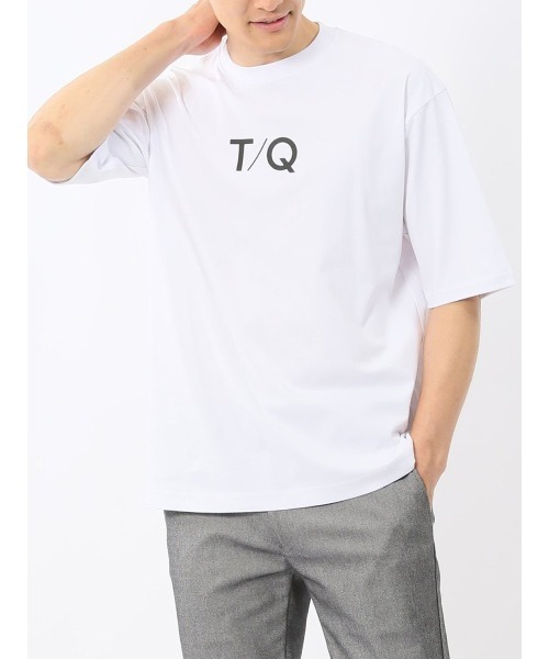 TAKA-Q（タカキュー） tシャツ 「綿100%」タカキュー ロゴプリント