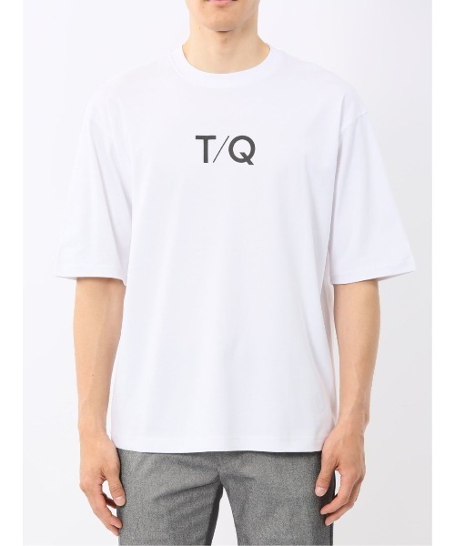 TAKA-Q（タカキュー） tシャツ 「綿100%」タカキュー ロゴプリント