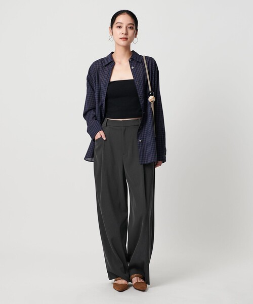 BEAUTY&YOUTH UNITED ARROWS フリンジ バックゴムパンツ BEAUTY&YOUTH UNITED ARROWS（ビューティーアンドユース