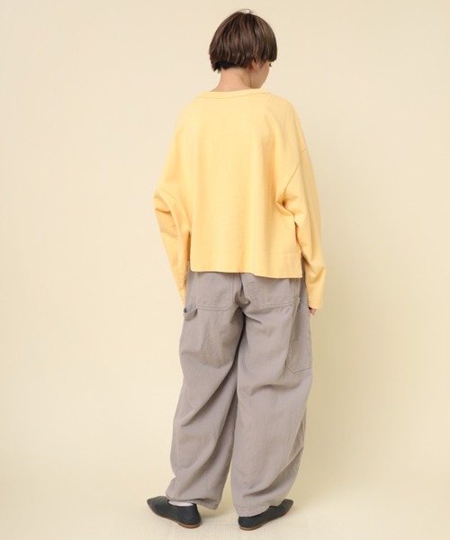 「RNA-N」 長袖カットソー MEDIUM イエロー レディース