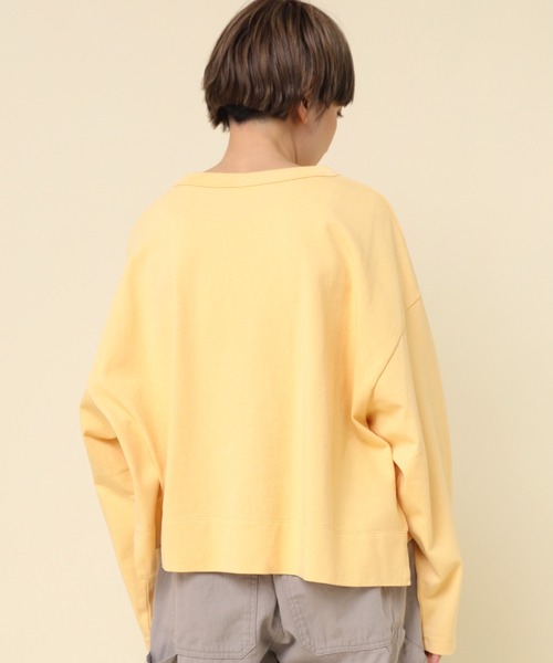 「RNA-N」 長袖カットソー MEDIUM イエロー レディース