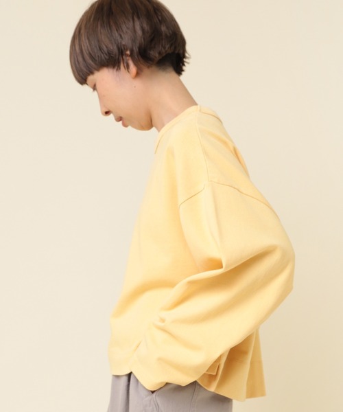 「RNA-N」 長袖カットソー MEDIUM イエロー レディース