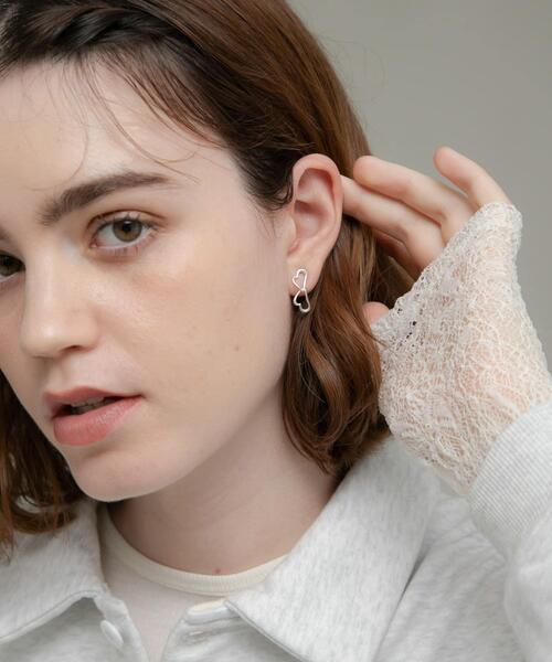 URBAN RESEARCH Sonny Label ピアス Double heart pierce レディース