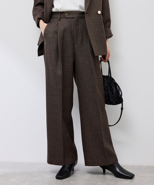 ROPE' PICNIC（ロペ ピクニック） スラックス パンツ スリートーン