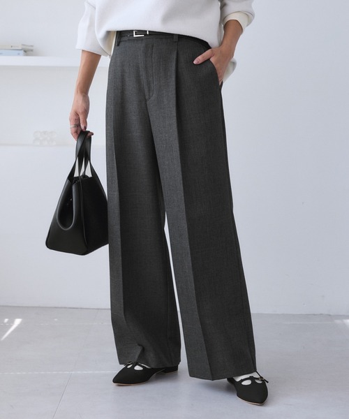 ROPE' PICNIC（ロペ ピクニック） スラックス パンツ スリートーン