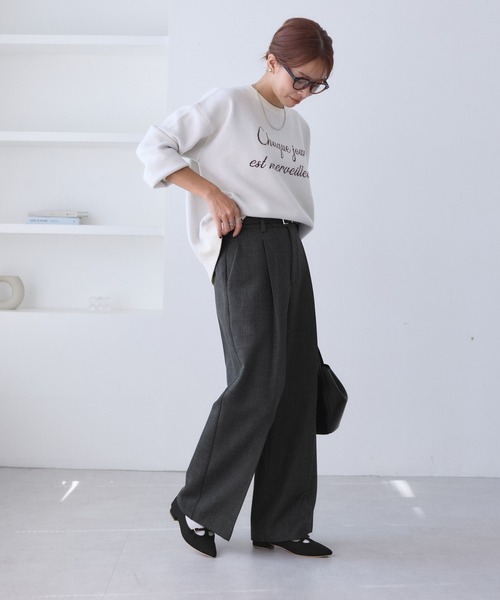 ROPE' PICNIC（ロペ ピクニック） ワイドパンツ スラックス パンツ