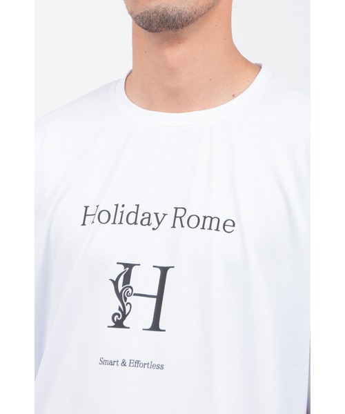 HIGH STREET（ハイストリート） tシャツ Hロゴプリントクルーネック