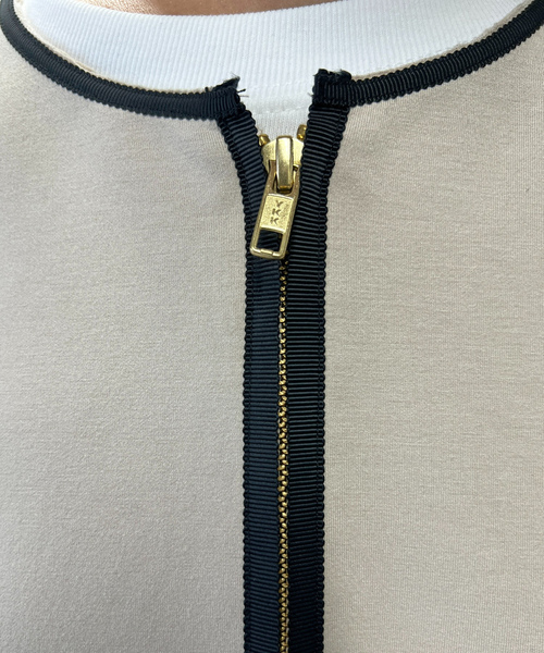 「un dix cors」 ノーカラーコート FREE ライトベージュ レディース_画像2