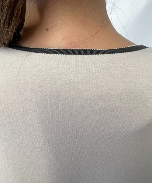 「un dix cors」 ノーカラーコート FREE ライトベージュ レディース_画像5