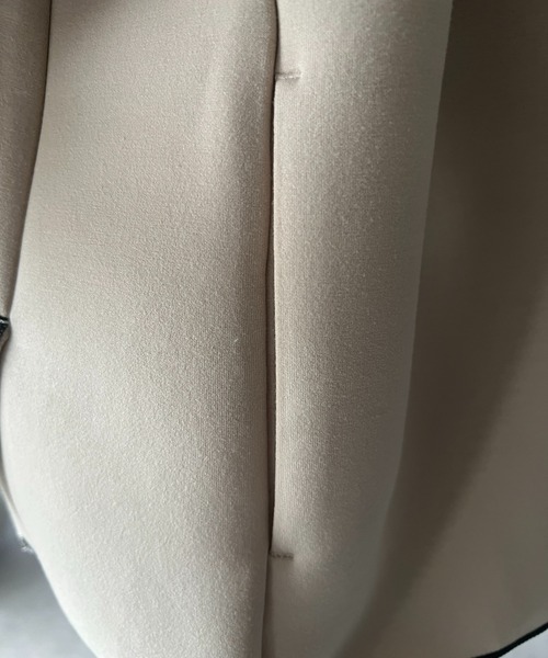 「un dix cors」 ノーカラーコート FREE ライトベージュ レディース_画像9