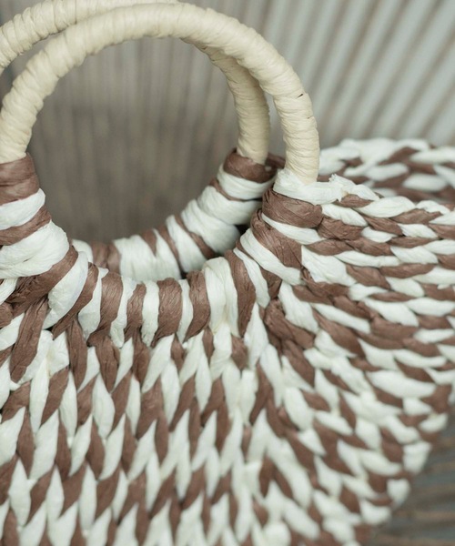 「Curaful」 かごバッグ FREE カーキ レディース_画像3