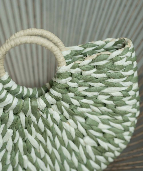 「Curaful」 かごバッグ FREE カーキ レディース_画像6