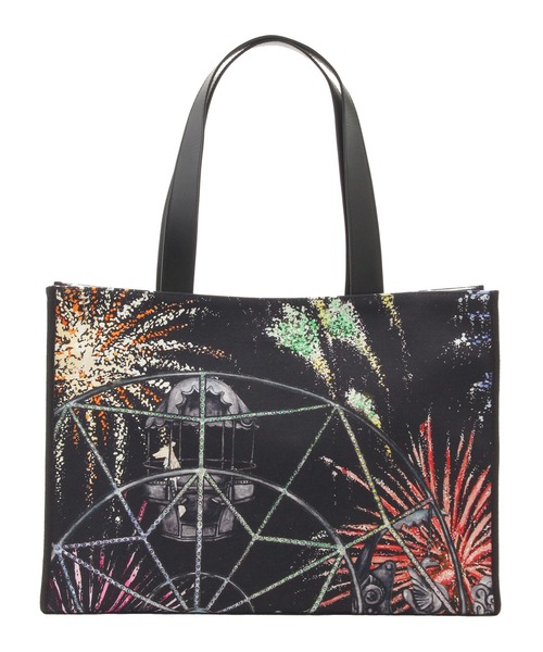 SWASH LONDON トートバッグ トートバッグ コットンプリント 