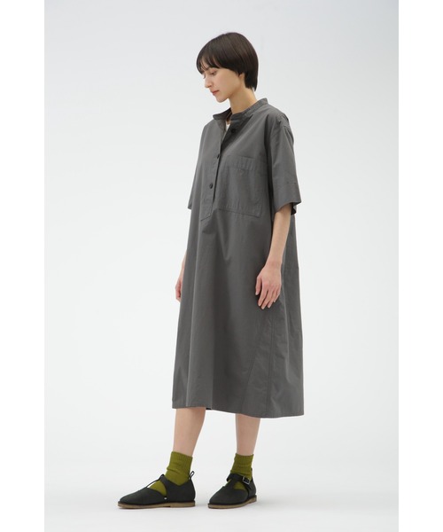 MHL.（エムエイチエル） 半袖ワンピース 1 オフホワイト レディース