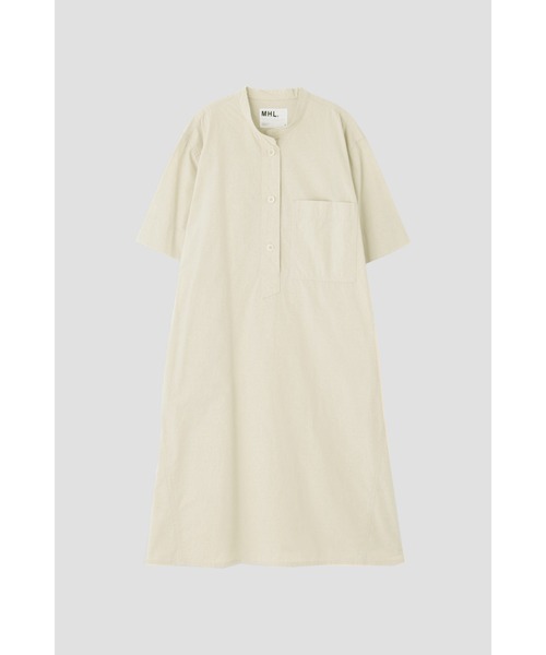 MHL.（エムエイチエル） 半袖ワンピース 1 オフホワイト レディース