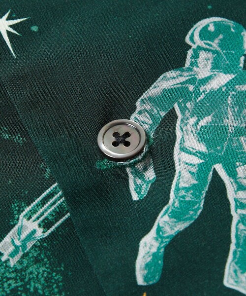 「FREAK'S STORE」 「I Need You Baby」半袖シャツ MEDIUM ブラック メンズの画像