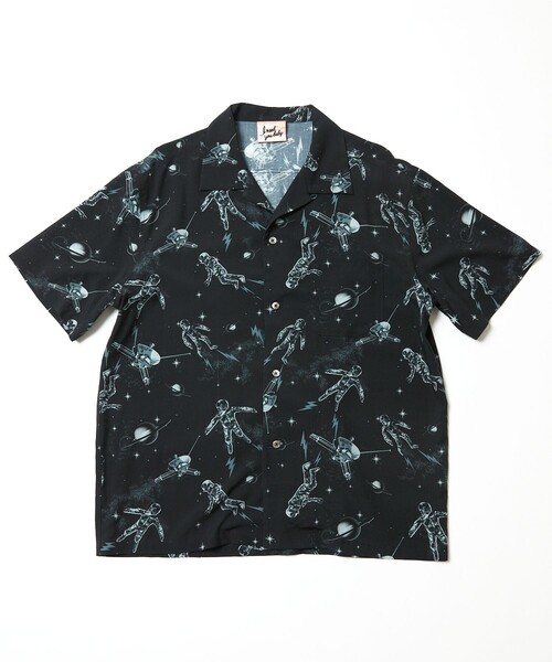 「FREAK'S STORE」 「I Need You Baby」半袖シャツ MEDIUM ブラック メンズの画像