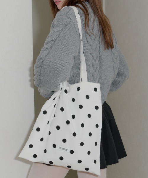 GIUNON トートバッグ key hook dot tote / キーフックドットトート