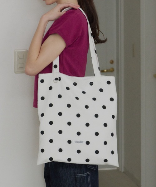 GIUNON トートバッグ key hook dot tote / キーフックドットトート