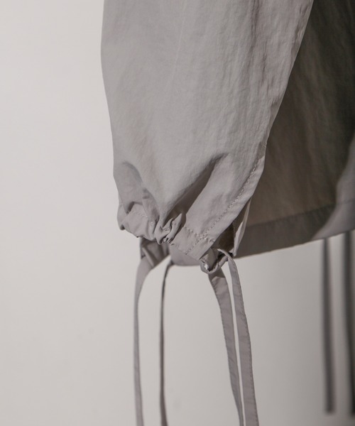 「Nilway」 ナイロンブルゾン MEDIUM チャコール メンズ_画像6