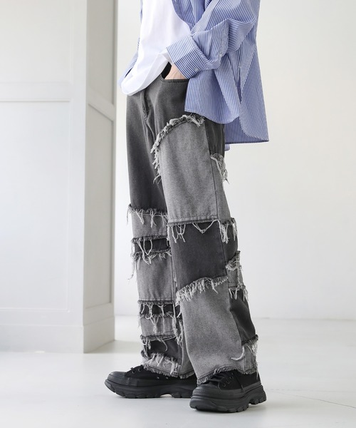 「ASTRONOMY」 「Beno」デニムパンツ M ネイビー メンズの画像2