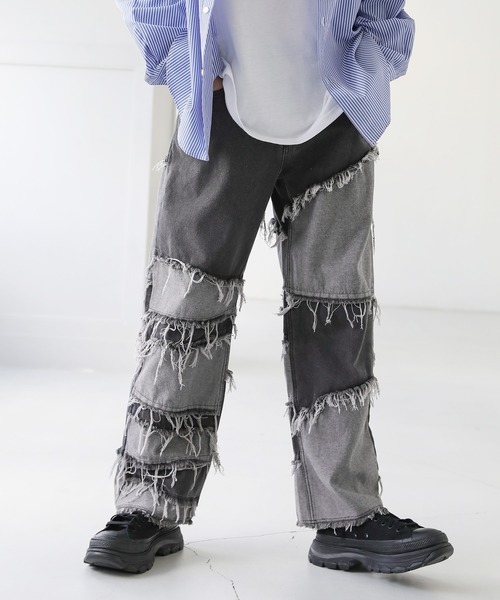 「ASTRONOMY」 「Beno」デニムパンツ M ネイビー メンズの画像3