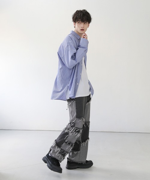 「ASTRONOMY」 「Beno」デニムパンツ M ネイビー メンズの画像4