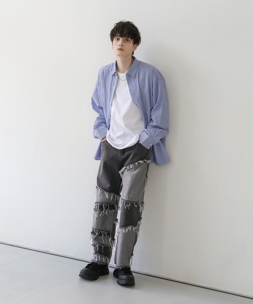 「ASTRONOMY」 「Beno」デニムパンツ M ネイビー メンズの画像6