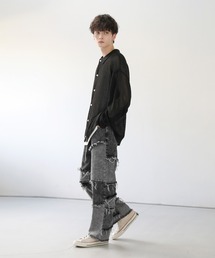 「ASTRONOMY」 「Beno」デニムパンツ M ネイビー メンズの画像9