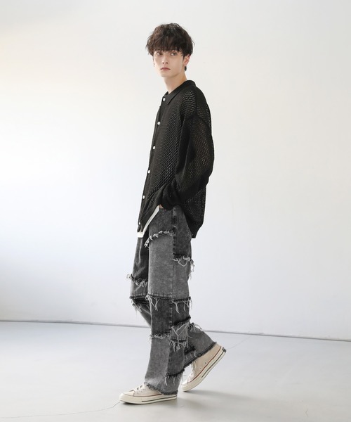 「ASTRONOMY」 「Beno」デニムパンツ M ネイビー メンズの画像9