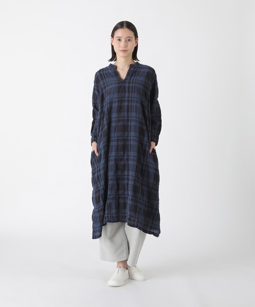 Plantation（プランテーション） ワンピース シュリンクチェック