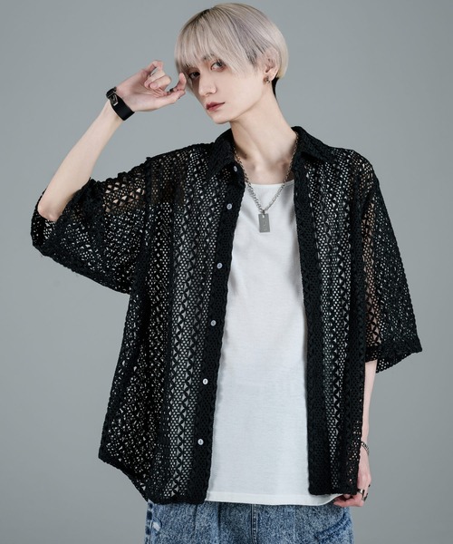 「ADRER」 半袖シャツ X-SMALL ホワイト メンズ_画像3